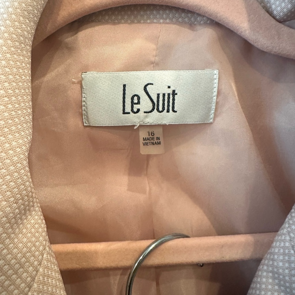 Le Suit Blazer Skirt Set Size 16